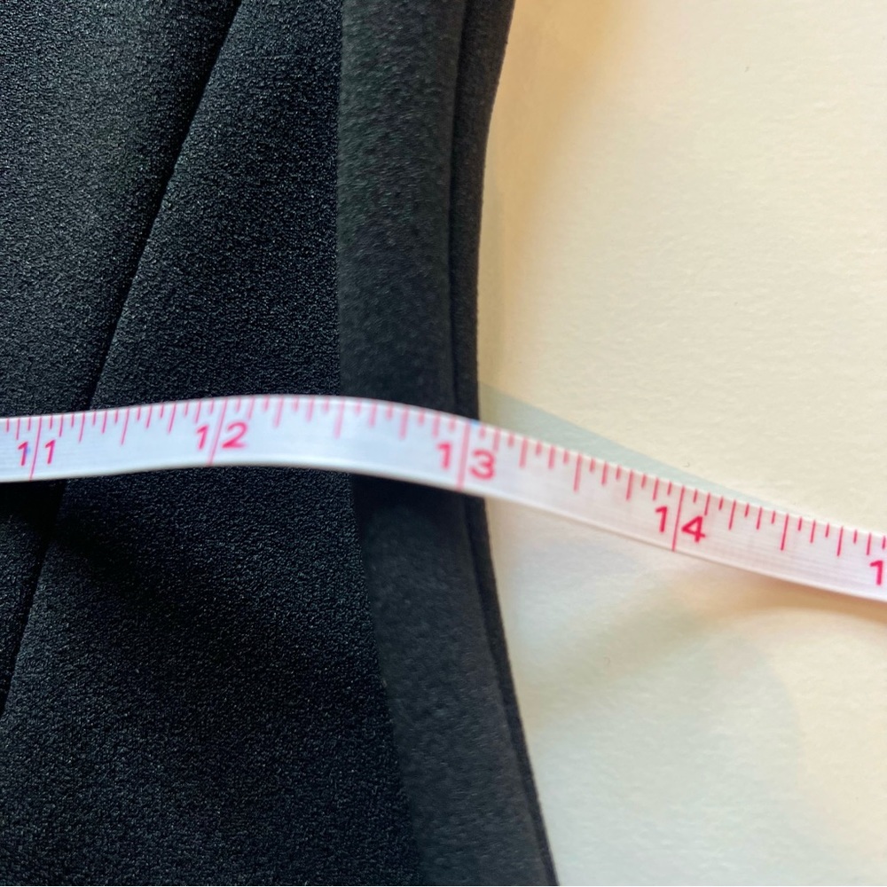 Calvin Klein Sleeveless Seamed Sheath Little Black Dress Wedding Business 4 - Picture 11 of 14